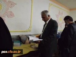 بازدید معاون مدیر کل آموزش و پرورش استان سمنان از نمایشگاه کتاب هفته ی آموزش