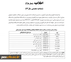 اطلاعیه زمان بندی شرکت در مرحله مصاحبه دانشگاه فرهنگیان