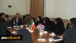 نشست صمیمی سرپرست مدیریت استانی دانشگاه فرهنگیان استان سمنان با دانشجویان پردیس الزهرا (س) سمنان