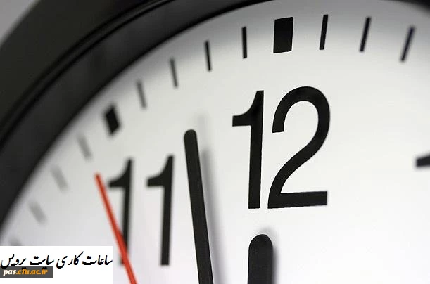 ساعات کاری سایت