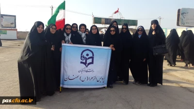 بازگشت دانشجویان پردیس الزهرا (س) سمنان از اردوی معنوی راهیان نور