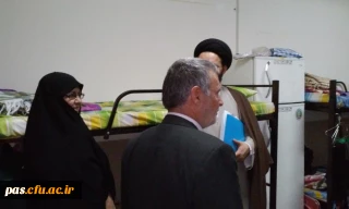 دیدار نماینده دفتر نهاد مقام معظم رهبری با دانشجویان در خوابگاه پردیس الزهرا (س) سمنان