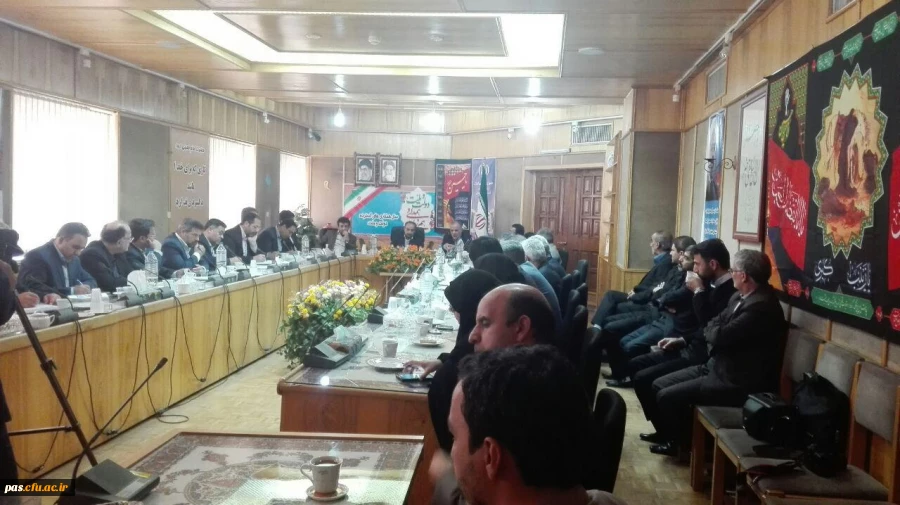 دیدار مدیریت استانی دانشگاه فرهنگیان ،سرپرست پردیس الزهرا س سمنان  و مسئولین آموزش و پرورش استان با استاندار سمنان 2