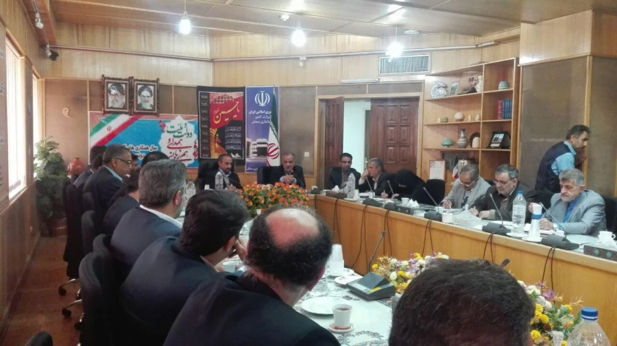 دیدار مدیریت استانی دانشگاه فرهنگیان ،سرپرست پردیس الزهرا س سمنان  و مسئولین آموزش و پرورش استان با استاندار سمنان 3