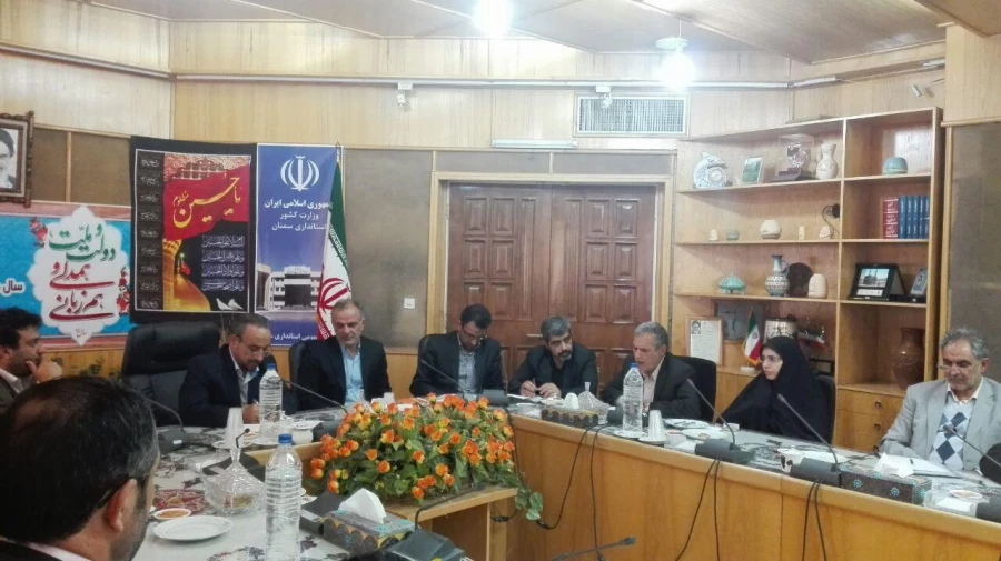 دیدار مدیریت استانی دانشگاه فرهنگیان ،سرپرست پردیس الزهرا س سمنان  و مسئولین آموزش و پرورش استان با استاندار سمنان 5