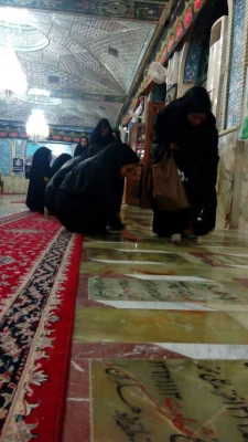 غبارروبی امامزاده یحیی علیه السلام