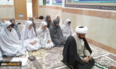 برپایی مراسم زیارت اربعین امام حسین علیه السلام بعد از نماز صبح در پردیس الزهرا (س) سمنان