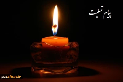 پیام تسلیت
استاد ارجمند جناب آقای دکتر ذوالفقاری