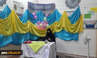 برپایی مراسم جشن و مولودی خوانی به مناسبت دهه کرامت در خوابگاه پردیس الزهرا (س) سمنان