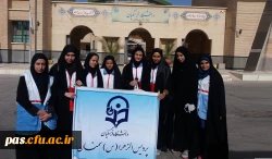 دیدار اعضای کانون هلال احمر از خانه سالمندان سمنان‎