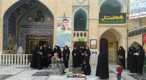 تجدید بیعت با شهید مدافع حرم