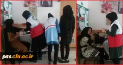 برپایی ایستگاه سلامت در پردیس الزهرا سمنان