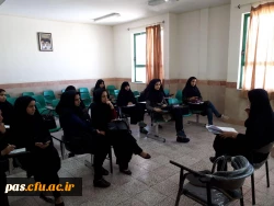 جلسه توجیهی و هم اندیشی کارشناس فرهنگی پردیس الزهرا (س) با دبیران کانون ها، انجمن ها و تشکل ها