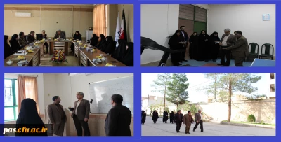بازدید مدیرکل محترم امور دانشجویان و کارشناس دانشجویی سازمان مرکزی دانشگاه فرهنگیان از پردیس الزهرا (س) سمنان