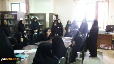 بازدید دانش آموزان دبیرستان شاهد سمنان از پردیس الزهرا(س)